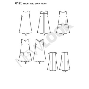 New Look Sewing Pattern 6125 Misses' Dress