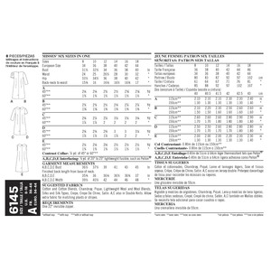 New Look Sewing Pattern 6145 Misses' Dress