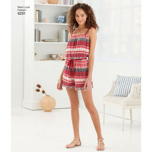 New Look Sewing Pattern 6291 Misses' Jumpsuit & Dress Each in Two Lengths