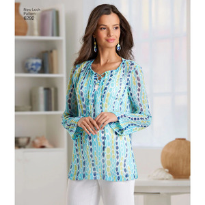 New Look Sewing Pattern 6292 Misses' Tunic or Top and Pull-on Pants