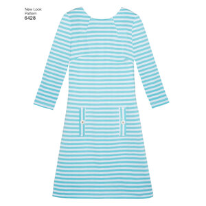 New Look Pattern 6428 Misses' Knit Dresses