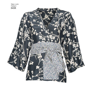 New Look Pattern 6438 Misses' Easy Pants, Kimono, and Top