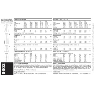 New Look Pattern 6602 Misses' Dresses