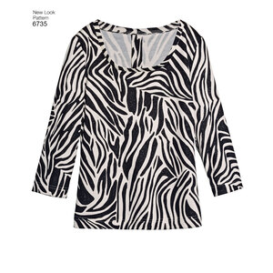 New Look Pattern 6735 Misses' Separates