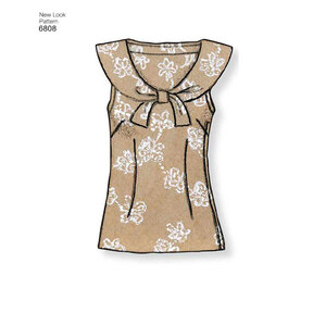 New Look Pattern 6808 Misses' Tops
