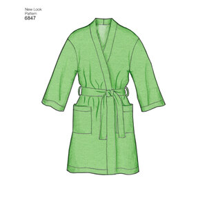 New Look Pattern 6847 Child's Loungewear