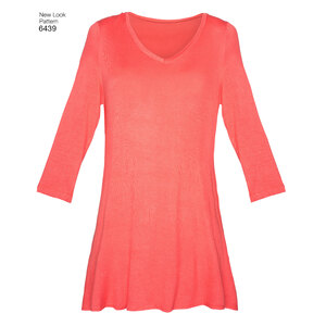 New Look Pattern 6439 Misses' Knit Tunics with Leggings