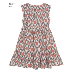 New Look Sewing Pattern 6442 Child's Easy Wrap Dresses