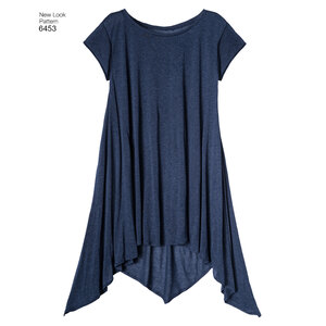 New Look Sewing Pattern 6453 Misses' Easy Knit Tops