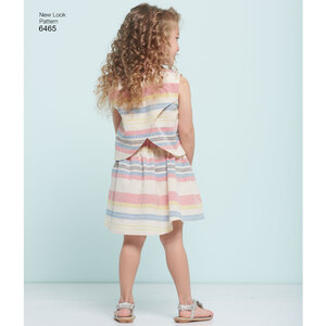 New Look Pattern 6465 Child's Easy Top, Skirt and Shorts