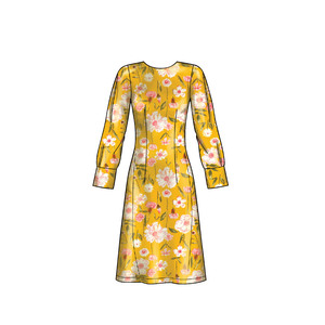 New Look Sewing Pattern N6633 Misses' Dresses with Optional Drape