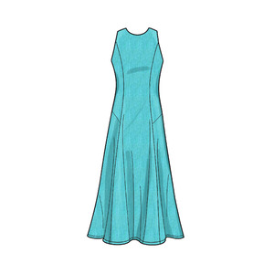 New Look Sewing Pattern N6652 Misses' Fit & Flared Dress With Length & Sleeve Variations