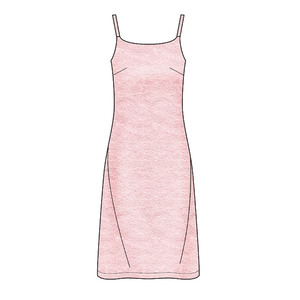 New Look Sewing Pattern N6653 Misses' Dress With Shoulder Tie Topper