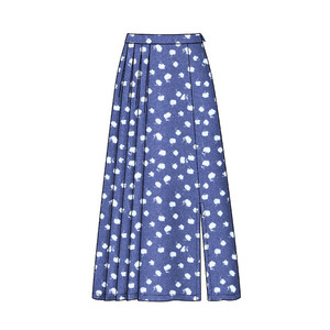 New Look Sewing Pattern N6659 Misses' Pleated Skirt With Or Without Front Slit Opening