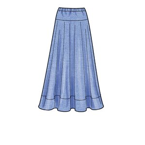 New Look Sewing Pattern N6668 Misses' Pull-Over V-Neck Sleeveless Top With Elastic Waist & Skirt