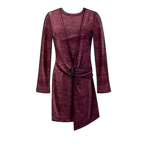 New Look Sewing Pattern N6686 Misses' Knit Top In Two Lengths