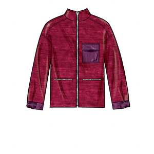 New Look Sewing Pattern N6713 Unisex Zipped Jacket and Waistcoat