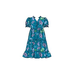 Simplicity Sewing Pattern S9900hh Children’s Girls’ Dress with Sleeve sizes3-6