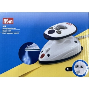 Prym Mini Steam Iron With Hard Case and Measuring Cup, Australian Plug