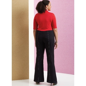 Womens Pants Sizes 20W-28W, Butterick Sewing Pattern 6964w2