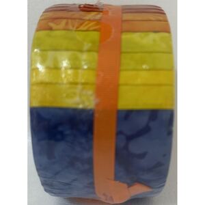 Batik Australia RAINBOW Colour Wheel Roll, 40 x 2 1/2" Strips