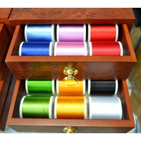 MINI TREASURE CHEST 8111 - Rayon 1000m x 30 Spools in Great Chest of Drawers