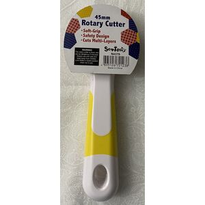 Sew Tasty 45mm Stick Rotary Cutter, Soft Grip, Assorted Colours