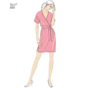 New Look Pattern 6554 Misses' Knit Jumpsuit and Dresses