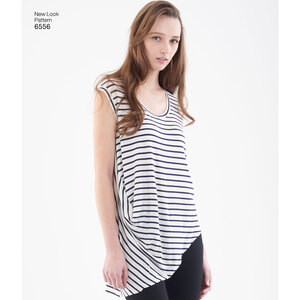 New Look Pattern 6556 Misses' Easy Knit Tops