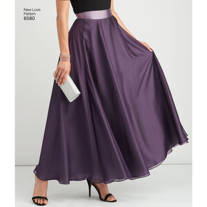 New Look Sewing Pattern 6580 Misses' Circle Skirt