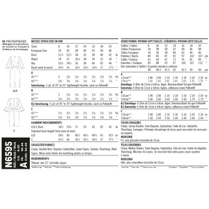New Look Sewing Pattern N6595 Misses' Sheath Dress