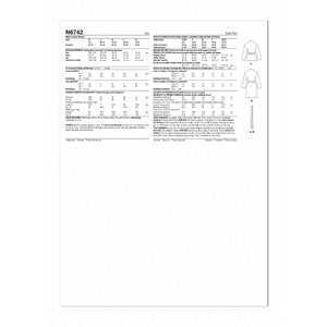 New Look Sewing Pattern N6742 Misses’ Jacket and Coat