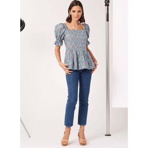 New Look Sewing Pattern N6754 Misses’ Top With Sleeve Variations