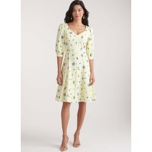 New Look Sewing Pattern N6776 Misses’ Dress With Sleeve Variations