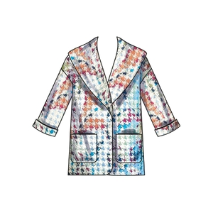 Girls’ Lined Coats Sizes 7-14, New Look Sewing Pattern 6819