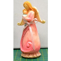 Angel Holding Boy, Christening Angel Boy Statue, 100 x 65mm, Beautiful Gift Item, New boxed