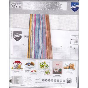Vervaco SLEEPING BABY ON CLOUD BIRTH RECORD Counted Cross Stitch Kit PN-0179219