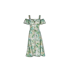 Misses’ Dress with Sleeve & Length Variations, Sizes 12-20 Simplicity Sewing Pattern 9918P5