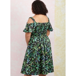 Misses’ Dress with Sleeve & Length Variations, Sizes 30W-38W Simplicity Sewing Pattern 9919W3
