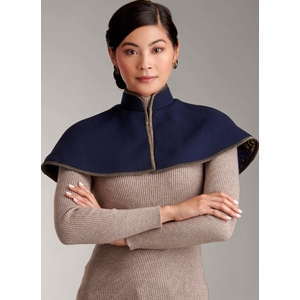 Misses’ Capelet and Cape in Two Lengths, Sizes XS-XL, Simplicity Sewing Pattern 9944