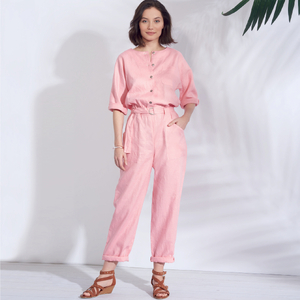 Simplicity Sewing Pattern S8907 Misses' Jumpsuit, Romper, Dresses & Belt H5 Sizes 6-14