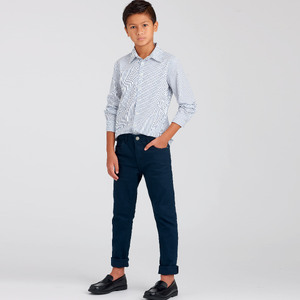 Simplicity Sewing Pattern S9056 Children's & Teen Boys' Shirts K5 Sizes 8-16