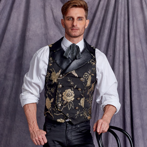 Simplicity Sewing Pattern S9087 Men's Steampunk Corset Vests BB Sizes 46-52