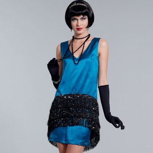 Simplicity Sewing Pattern S9088 Misses' Flapper Costumes H5 Sizes 6-14