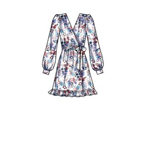 Simplicity Sewing Pattern S9639u5 Misses’ Midi Wrap Dress size 16-24