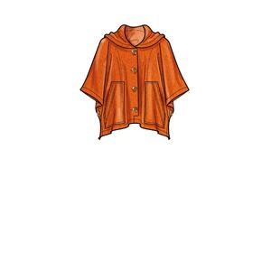 Simplicity Sewing Pattern S9649 Misses' Ponchos