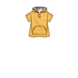 Simplicity Sewing Pattern S9652 Toddlers' Tops and Trousers Sizes 1/2 to 4