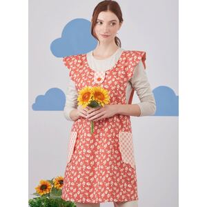 Simplicity Sewing Pattern S9767A Children's & Misses' Wrap Around Apron & Scarf Hat