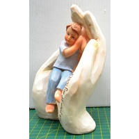 Palm In My Hand, Boy, 150 x 110mm, I Have Carved You In The Palm Of My Hand
