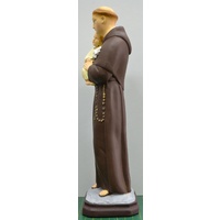 Saint Anthony Indoor Outdoor Polyvinyl Statue 30cm Virtually Unbreakable